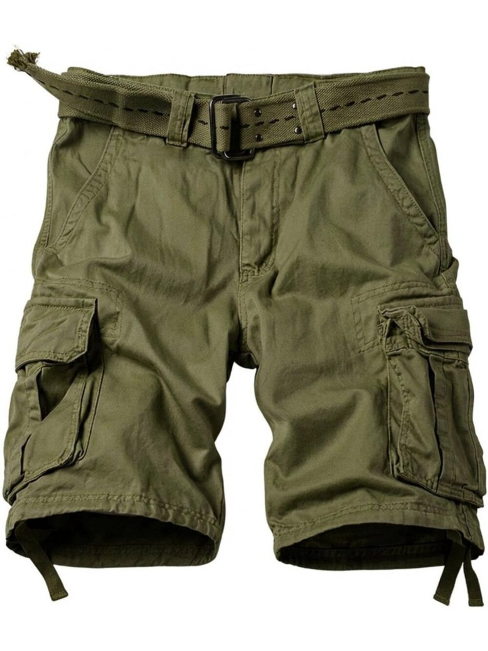 Men's Camo Cargo Shorts - Cotton Casual Outdoor Work Shorts, Relaxed Fit